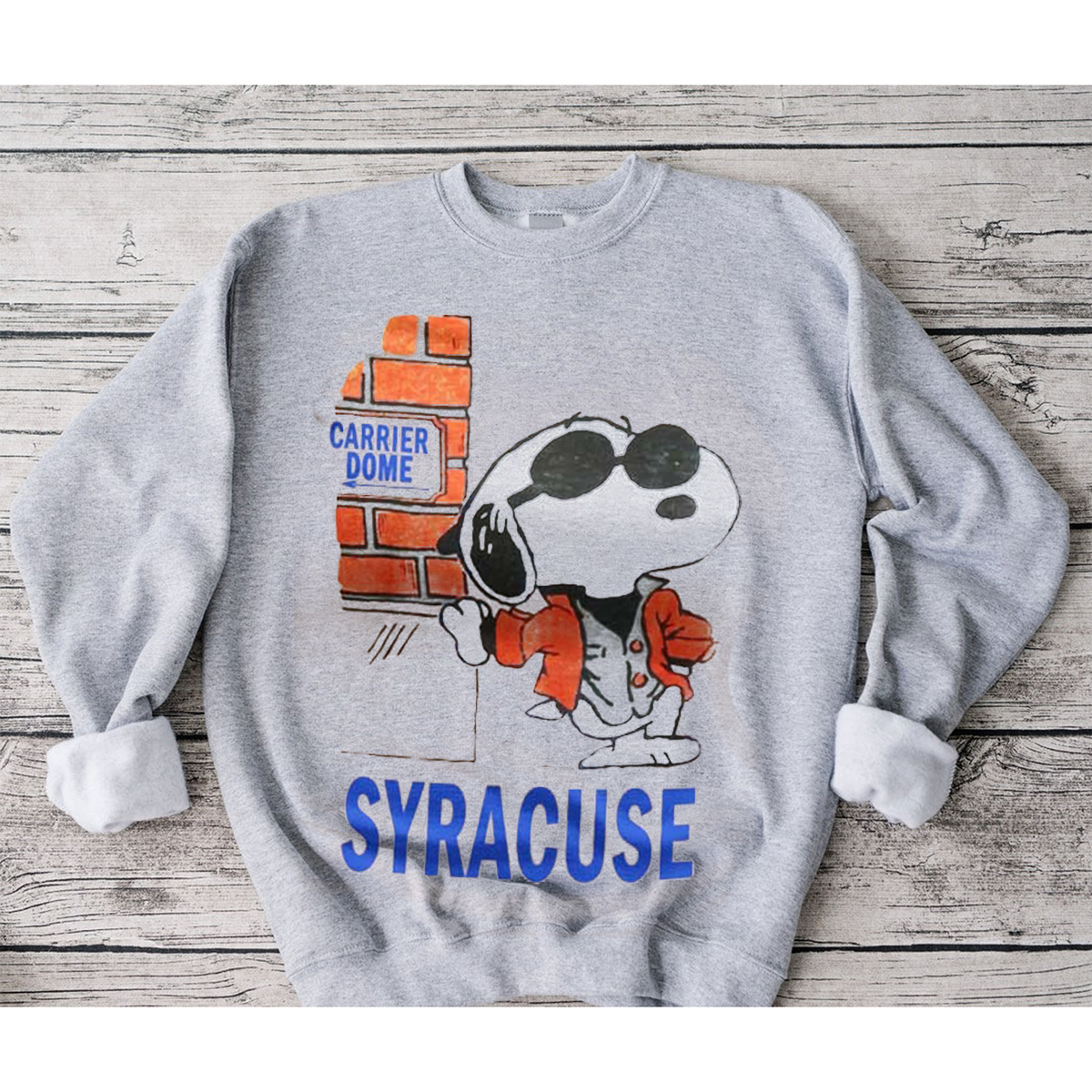 Snoopy Syracuse University Shirt - Fun Syracuse Orange Merchandise