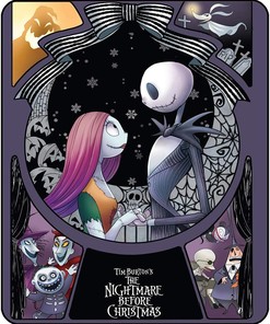 Soft Warm Fleece Throw Blanket - Nightmare Before Christmas Skull Bedding for Bed and Couch