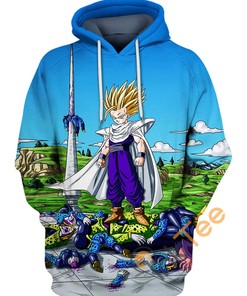 Son Gohan All Kills All-Over Print 3D Hoodie, 3D Print Hoodies