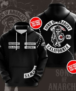Sons Of Anarchy Custom 3D Hoodie With Personalized Graphic 