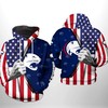 South Alabama Jaguars Us Flag All Over Print 3D Hoodie/Zipper Hoodie - Ncaa Fans