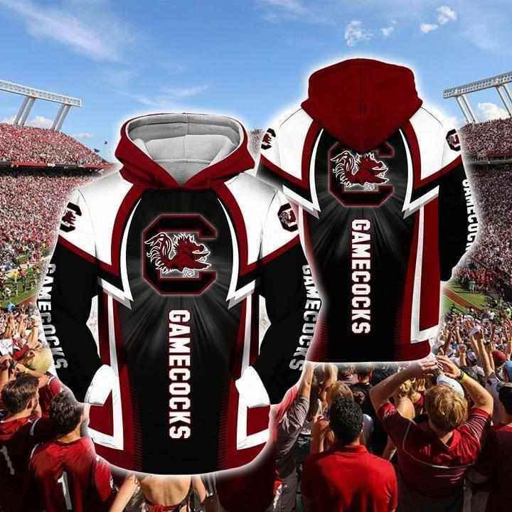 South Carolina Gamecocks Ncaa 3D All Over Print Hoodie, Zip-Up Hoodie With Creative Graphic Design