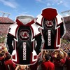 South Carolina Gamecocks Nfl Football 3D All Over Print Zip Up Hoodie Option With Customizable Quote