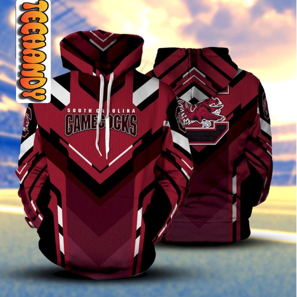 South Carolina Gamecocks Premi'M 3D Hoodie With Perfect Fit And Unique All Over Print Design