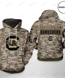 South Carolina Gamecocks Us Flag Camo Veteran 3D Hoodie - Limited Edition