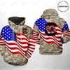 South Carolina Gamecocks Us Flag Camo Veteran Limited Edition 3D Hoodie - Ncaa Fans