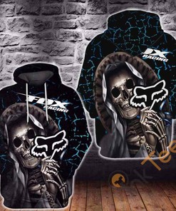 Speed Up With Skull Racing Fox For Fx Lover 3D Hoodie For Men