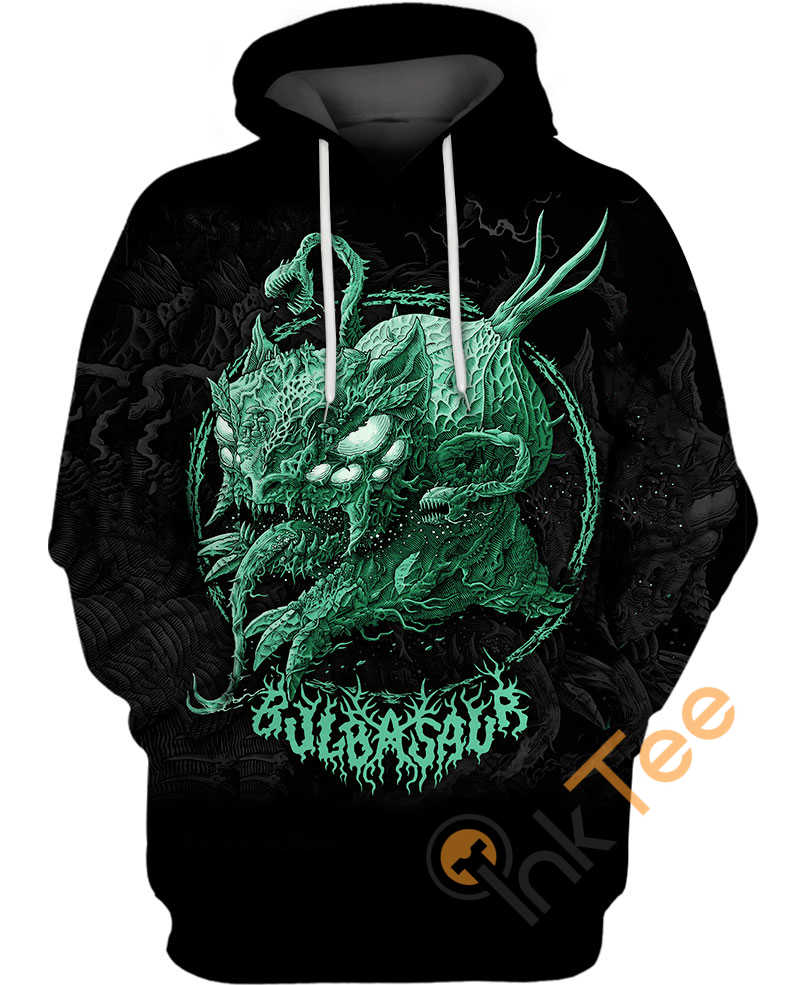 Spooky Demonic Bulbasaur All Over Print 3D Hoodie