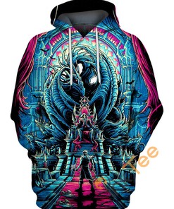 Spooky Dracula All Over Print 3D Hoodie