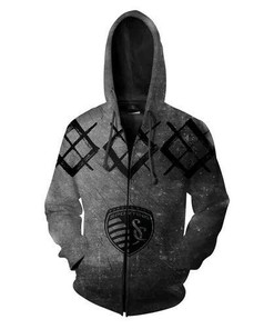 Sporting Kansas City Chefs Nfl Football 3D All Over Print Hoodie With Zip-Up - Great For Football Fans