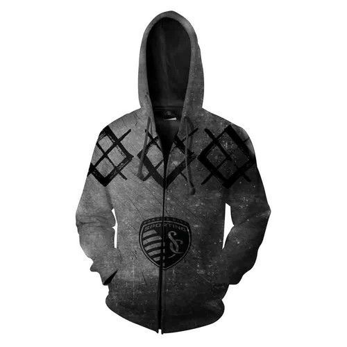 Sporting Kansas City Chefs Nfl Football 3D All Over Print Hoodie With Zip-Up - Great For Football Fans