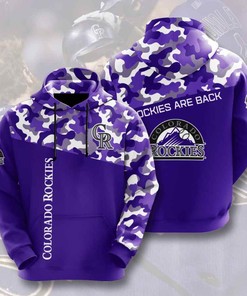 Sports Baseball Mlb Colorado Rockies Usa Sport All Over Print Hoodie 3D - Perfect For Fans Lovers
