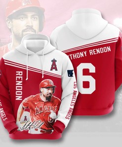 Sports Baseball Mlb Los Angeles Angels Anthony Rendon Usa Hoodie 3D - All Over Print Hoodies For Women