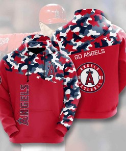 Sports Baseball Mlb Los Angeles Angels Usa All Over Print Hoodie 3D - Unique 3D Print Hoodies