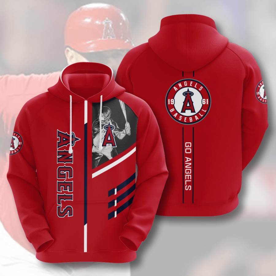 Sports Baseball Mlb Los Angeles Angels Usa Hoodie 3D - 3D Print Hoodies With Quotes