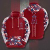 Sports Baseball Mlb Los Angeles Angels Usa Sport All Over Print Hoodie 3D - Mens 3D Hoodies All Over Print