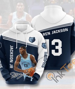 Sports Basketball Nba Memphis Grizzlies Jaren Jackson Jr. Usa All Over Print 3D Hoodie