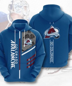 Sports Hockey Nhl Colorado Avalanche 3D All Over Print Zip Up Hoodie - Show Your Support