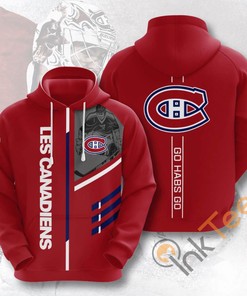 Sports Hockey Nhl Montru00E9Al Canadiens Usa Hoodie 3D: A Great Way To Show Your Support