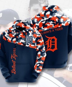 Sports Team Detroit Tigers All Over Print 3D Hoodie - Perfect Fan Apparel
