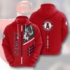 Sports Team Los Angeles Angels Hoodie 3D - Mens 3D Hoodies With Zippers