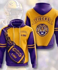 Sports Team Lsu Tigers Custom All Over Print 3D Hoodie - Perfect Gift For Fans