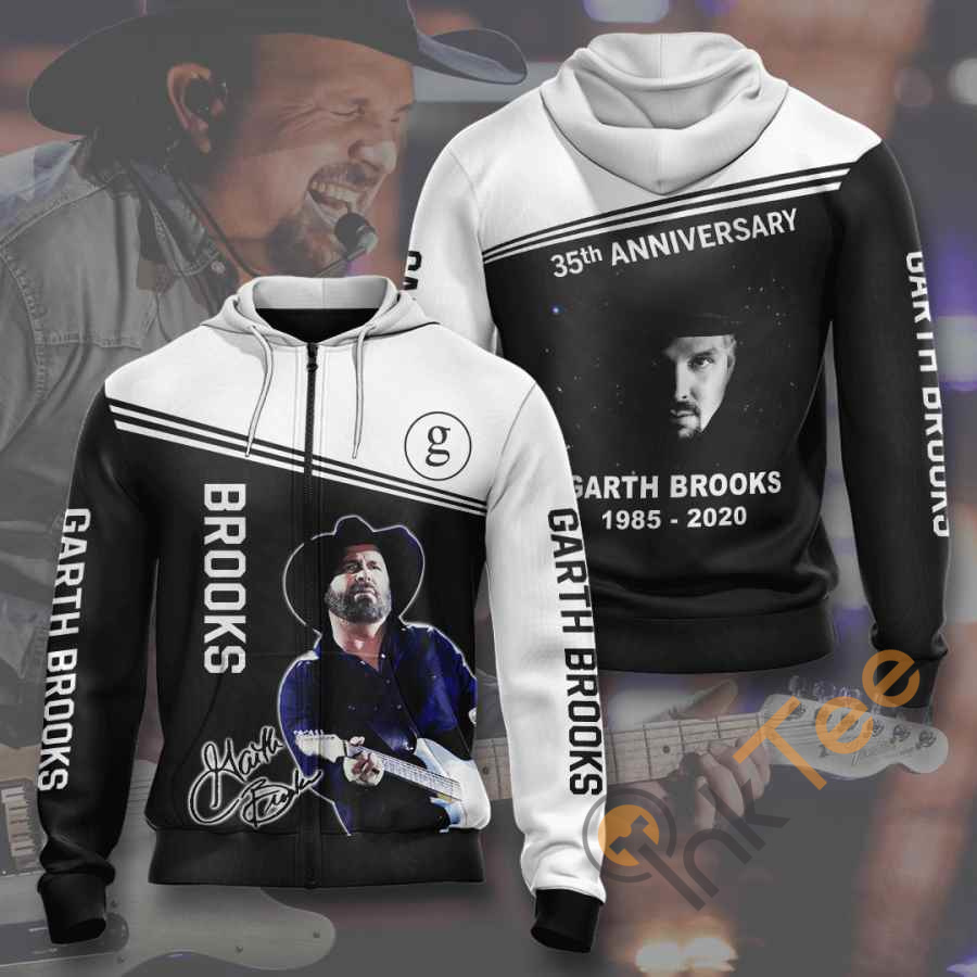 Sporty Garth Brooks Inspired All Over Print 3D Hoodie