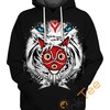 Sporty Princess Mononoke All Over Print Hoodie For Adventurers