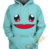 Squirtle Cute Face Hoodie - 3D All Over Print Custom 