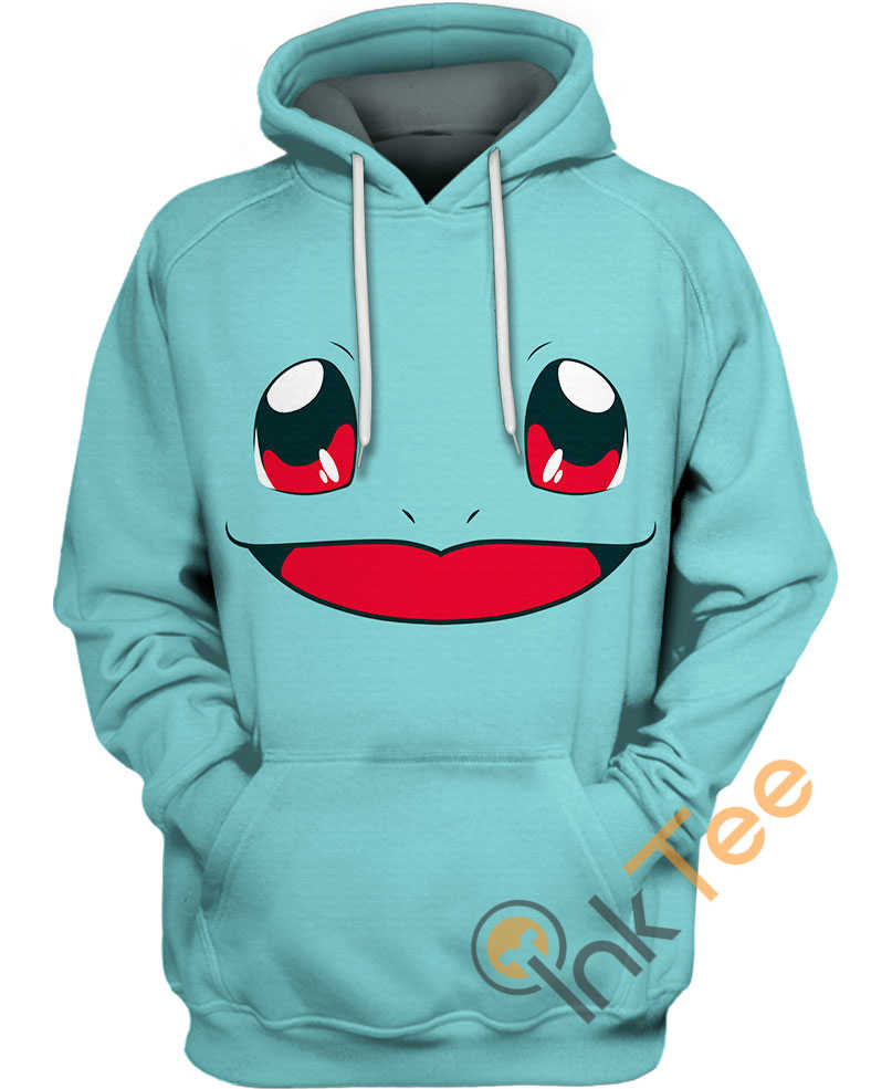 Squirtle Cute Face Hoodie - 3D All Over Print Custom