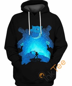 Squirtle Wartortle Blastoise Trio Hoodie - 3D