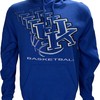 Stand Out In Style With  Warehouse Uk Kentucky 3D Interlock On Blue Hoodie