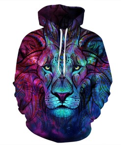 Stand Out With Cyberpunk Lion Epic Animals Hoodie In 3D - Perfect For Trendsetters 