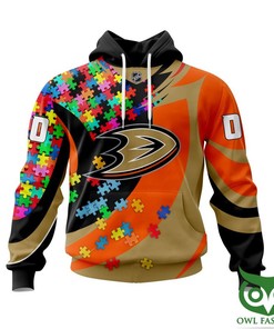Stand Out With Personalized Auti'M Awareness Anaheim Ducks 3D All Over Print Zip Up Hoodie 