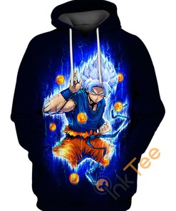 Stand Out With Son Goku Ultra Instinct Sport All Over Print 3D Hoodie For Dragon Ball Fans