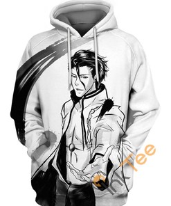 Stand Out With Sosuke Aizen Sport All Over Print 3D Hoodie For Bleach Fans