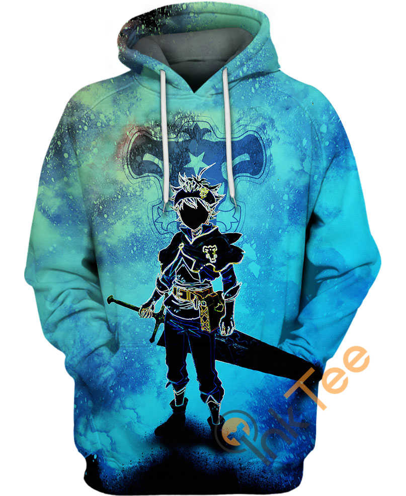 Stand Tall With Soul Of The Black Bull 3D Hoodie For Black Clover Fans
