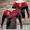 Stanford Cardinal Mens 3D All Over Print Hoodie For Ncaa Fans