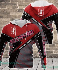 Stanford Cardinal Mens 3D All Over Print Hoodie For Ncaa Fans