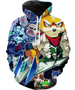Star Fox Video Game Hoodie - 3D All Over Print
