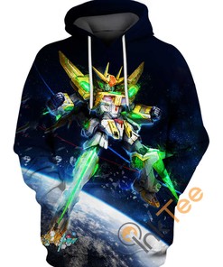 Star Winning Gundam Hoodie - 3D All Over Print Custom