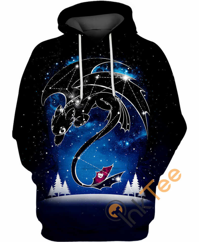 Starry Dragon Sky Hoodie - 3D All Over Print