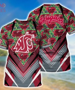 Stay Cool This Season With The Trending Washington State Cougars Summer Hawaiian  And Shorts For Sports Fans