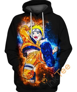 Stay Excited With Naruto Excited Hoodie 3D
