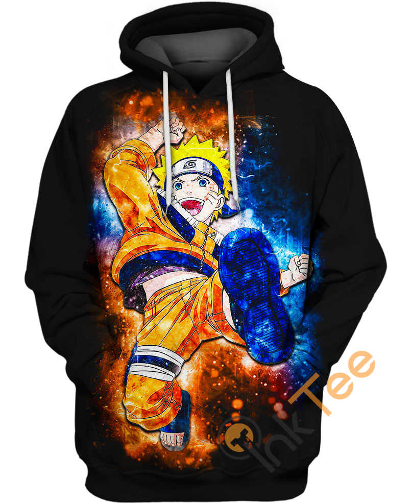 Stay Excited With Naruto Excited Hoodie 3D