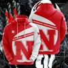 Stay Warm And Fashioable With Nebraska Cornhuskers 3D All Over Print Zip Hoodie Gifts For Ncaa Fans 
