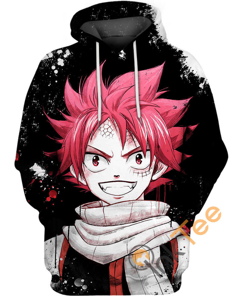 Stay Warm And Stylish With This Muscular Young Natsu Dragneel 3D Hoodie