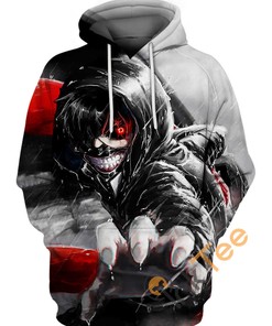 Steamy Ken Kaneki Tokyo Ghoul Hoodie 3D Custom Design