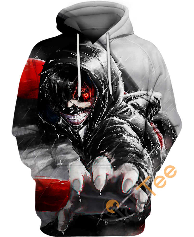 Steamy Ken Kaneki Tokyo Ghoul Hoodie 3D Custom Design