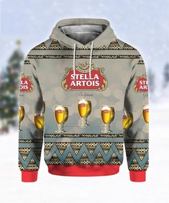 Stella Artois Beer Hoodie - 3D All Over Print Custom